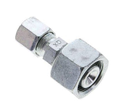 8S & 16S Zink plated Steel Straight Cutting Fitting with Swivel 400 bar ISO 8434-1