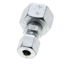 8S & 16S Zink plated Steel Straight Cutting Fitting with Swivel 400 bar ISO 8434-1