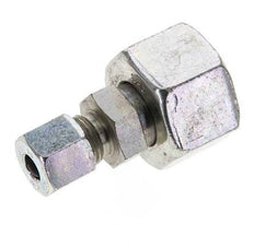 8S & 20S Zink plated Steel Straight Cutting Fitting with Swivel 400 bar ISO 8434-1