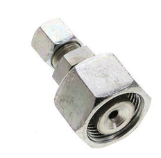 8S & 20S Zink plated Steel Straight Cutting Fitting with Swivel 400 bar ISO 8434-1