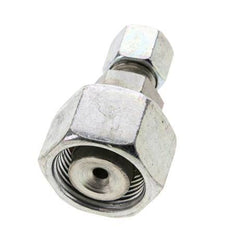 8S & 20S Zink plated Steel Straight Cutting Fitting with Swivel 400 bar ISO 8434-1