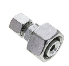 14S & 25S Zink plated Steel Straight Cutting Fitting with Swivel 400 bar ISO 8434-1