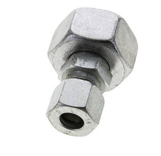 14S & 25S Zink plated Steel Straight Cutting Fitting with Swivel 400 bar ISO 8434-1