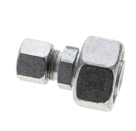 14S & 25S Zink plated Steel Straight Cutting Fitting with Swivel 400 bar ISO 8434-1