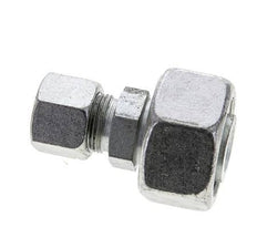 14S & 25S Zink plated Steel Straight Cutting Fitting with Swivel 400 bar ISO 8434-1