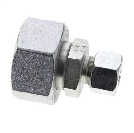 16S & 38S Zink plated Steel Straight Cutting Fitting with Swivel 315 bar ISO 8434-1