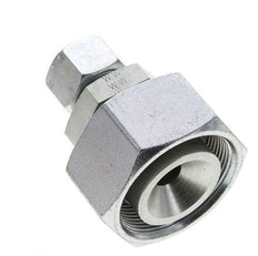 16S & 38S Zink plated Steel Straight Cutting Fitting with Swivel 315 bar ISO 8434-1