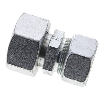 30S & 38S Zink plated Steel Straight Cutting Fitting with Swivel 315 bar ISO 8434-1