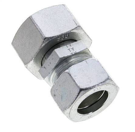 30S & 38S Zink plated Steel Straight Cutting Fitting with Swivel 315 bar ISO 8434-1
