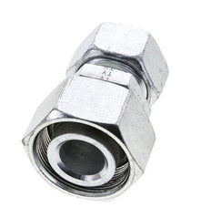 30S & 38S Zink plated Steel Straight Cutting Fitting with Swivel 315 bar ISO 8434-1