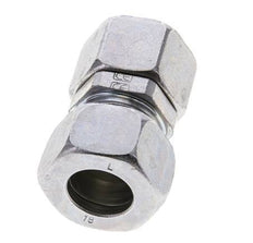 18L & 16S Zink plated Steel Straight Cutting Fitting with Swivel 315 bar ISO 8434-1