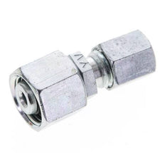6L & 10L Zink plated Steel Straight Cutting Fitting with Swivel 315 bar NBR O-ring Sealing Cone ISO 8434-1 [2 Pieces]