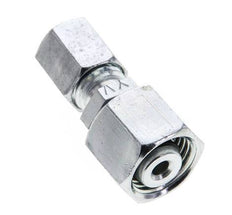 6L & 10L Zink plated Steel Straight Cutting Fitting with Swivel 315 bar NBR O-ring Sealing Cone ISO 8434-1 [2 Pieces]