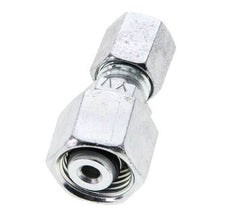 6L & 10L Zink plated Steel Straight Cutting Fitting with Swivel 315 bar NBR O-ring Sealing Cone ISO 8434-1 [2 Pieces]