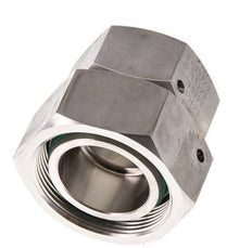 35L y 42L Acero inoxidable recto con rótula 160 bar Junta tórica de FKM Cono de cierre ISO 8434-1