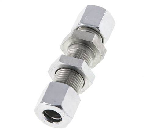 10L Acero Zincado Racor Recto Pasamuros 315 bar ISO 8434-1