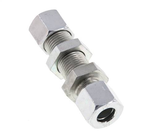 10L Acero Zincado Racor Recto Pasamuros 315 bar ISO 8434-1