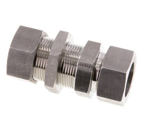 Boquilla de corte recto de acero inoxidable 28L 160 bar ISO 8434-1