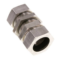 Accesorio de corte recto de acero inoxidable 42L Pasamuros 160 bar ISO 8434-1