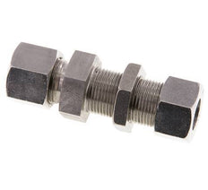 Accesorio de corte recto de acero inoxidable 14S Pasamuros 630 bar ISO 8434-1