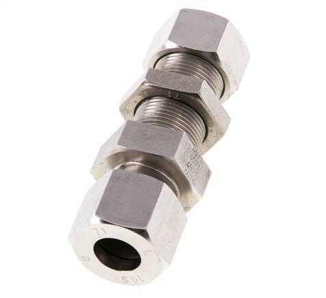 Accesorio de corte recto de acero inoxidable 14S Pasamuros 630 bar ISO 8434-1