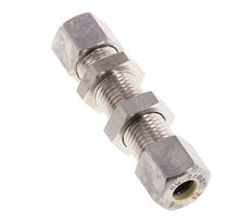 Racor de compresión recto de acero inoxidable 8L Pasamuros 315 bar ISO 8434-1