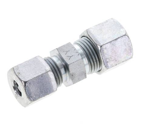 8S & 10S Zink plated Steel Straight Cutting Fitting 630 bar ISO 8434-1