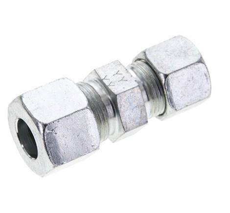 12S & 14S Zink plated Steel Straight Cutting Fitting 630 bar ISO 8434-1