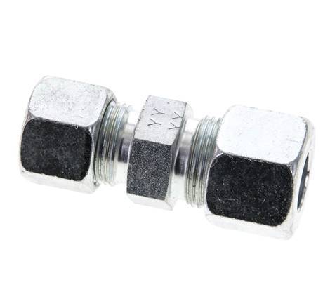 12S & 14S Zink plated Steel Straight Cutting Fitting 630 bar ISO 8434-1
