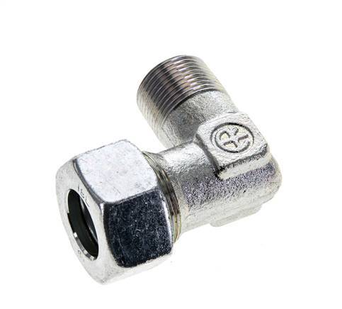 18L y M22x1,5 (con) Codo de acero galvanizado con rosca macho 315 bar ISO 8434-1