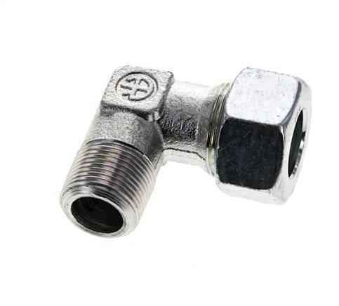 18L y M22x1,5 (con) Codo de acero galvanizado con rosca macho 315 bar ISO 8434-1