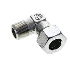 18L y M22x1,5 (con) Codo de acero galvanizado con rosca macho 315 bar ISO 8434-1