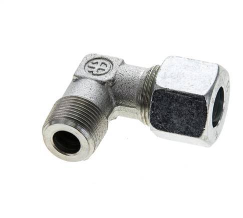 14S y M20x1,5 (con) Codo de acero galvanizado con rosca macho 630 bar ISO 8434-1