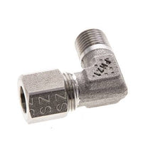 8LL y M10x1 (con) Accesorio de corte en codo de acero inoxidable con rosca macho 100 bar ISO 8434-1