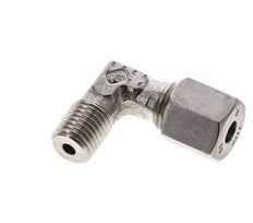 6S y M12x1,5 (con) Accesorio de corte en codo de acero inoxidable con rosca macho 630 bar ISO 8434-1