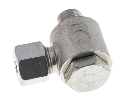 10S y G3/8'' Racor giratorio de acero con rosca macho 400 bar giratorio ISO 8434-1