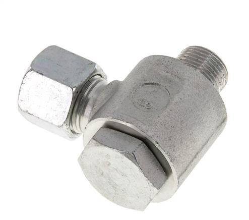 10S y G3/8'' Racor giratorio de acero con rosca macho 400 bar giratorio ISO 8434-1