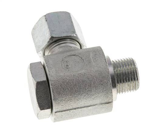 10S y G3/8'' Racor giratorio de acero con rosca macho 400 bar giratorio ISO 8434-1