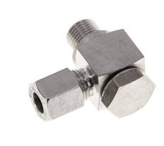 Racor giratorio de acero inoxidable 6LL y G1/8'' con rosca macho 100 bar giratorio ISO 8434-1