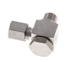 Racor giratorio de acero inoxidable 6LL y G1/8'' con rosca macho 100 bar giratorio ISO 8434-1