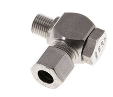Racor giratorio de acero inoxidable 10L y G1/4'' con rosca macho 315 bar giratorio ISO 8434-1