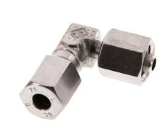 Accesorio de corte en codo de acero inoxidable 6L con rótula 315 bar FKM ajustable ISO 8434-1
