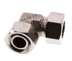 Accesorio de corte en codo de acero inoxidable 22L con rótula 160 bar FKM ajustable ISO 8434-1