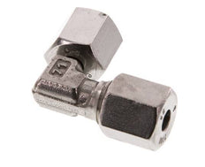 Accesorio de corte en codo de acero inoxidable 6S con rótula 630 bar FKM ajustable ISO 8434-1