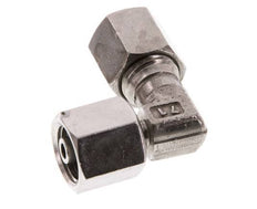 Accesorio de corte en codo de acero inoxidable 6S con rótula 630 bar FKM ajustable ISO 8434-1