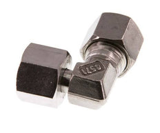 Accesorio de corte en codo de acero inoxidable 10S con rótula 630 bar FKM ajustable ISO 8434-1