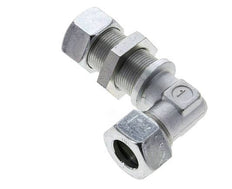 18L Zink plated Steel Elbow Cutting Fitting Bulkhead 315 bar ISO 8434-1