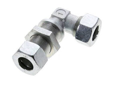 18L Zink plated Steel Elbow Cutting Fitting Bulkhead 315 bar ISO 8434-1