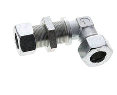 18L Zink plated Steel Elbow Cutting Fitting Bulkhead 315 bar ISO 8434-1