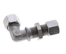 14S Zink plated Steel Elbow Cutting Fitting Bulkhead 630 bar ISO 8434-1
